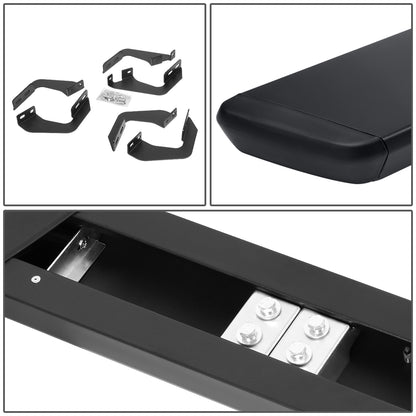 ESTRIBOS 5.5" - HONEYCOMB STEP PAD - 07-21 TOYOTA TUNDRA - CREW CAB - BLACK