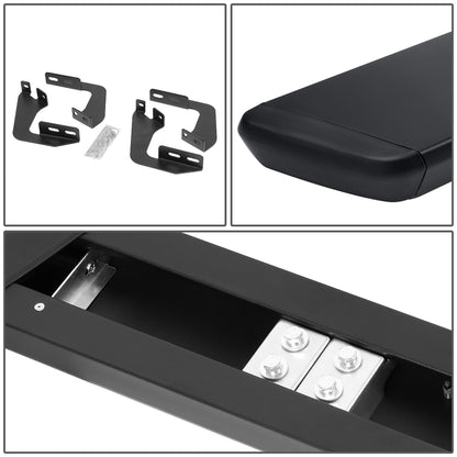 ESTRIBOS 5.5" - HONEYCOMB STEP PAD - 07-21 TOYOTA TUNDRA - STANDARD CAB - BLACK