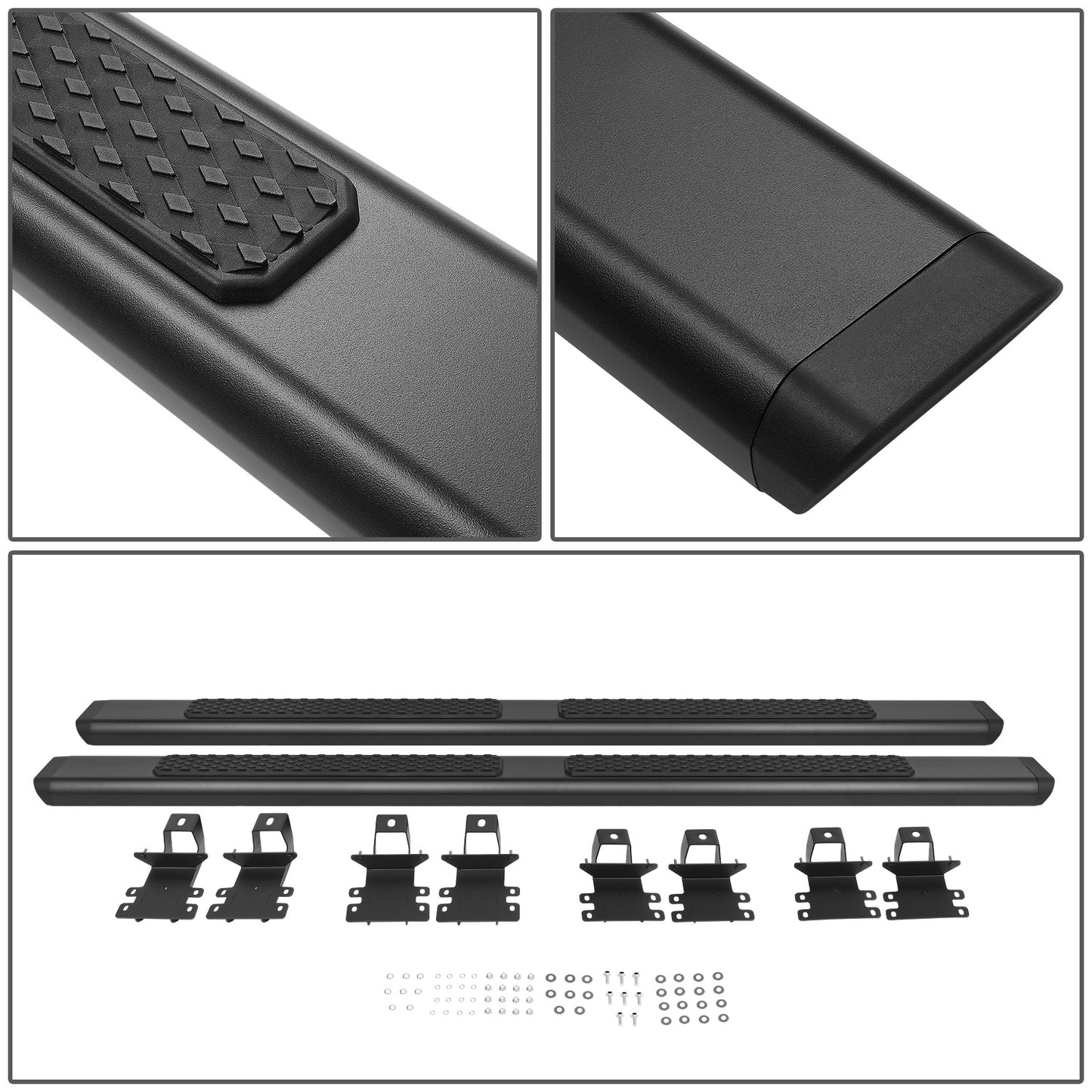 ESTRIBOS 6" - OE TUBULAR SIDE STEPS - 20-22 JEEP GLADIATOR - BLACK