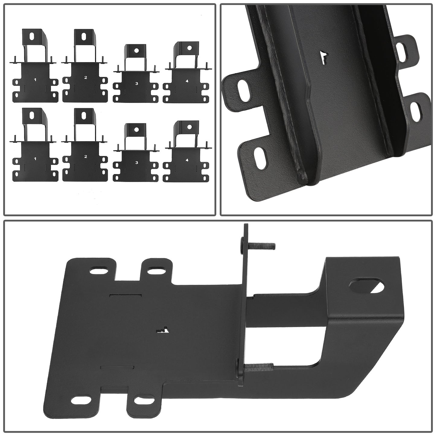 ESTRIBOS 6" - OE TUBULAR SIDE STEPS - 20-22 JEEP GLADIATOR - BLACK