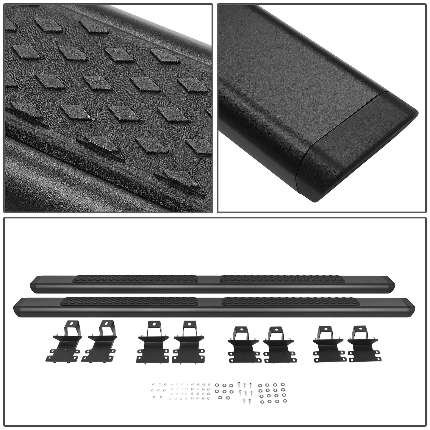 ESTRIBOS 6" - OE TUBULAR SIDE STEPS - 18-22 JEEP WRANGLER JL 4DR - BLACK