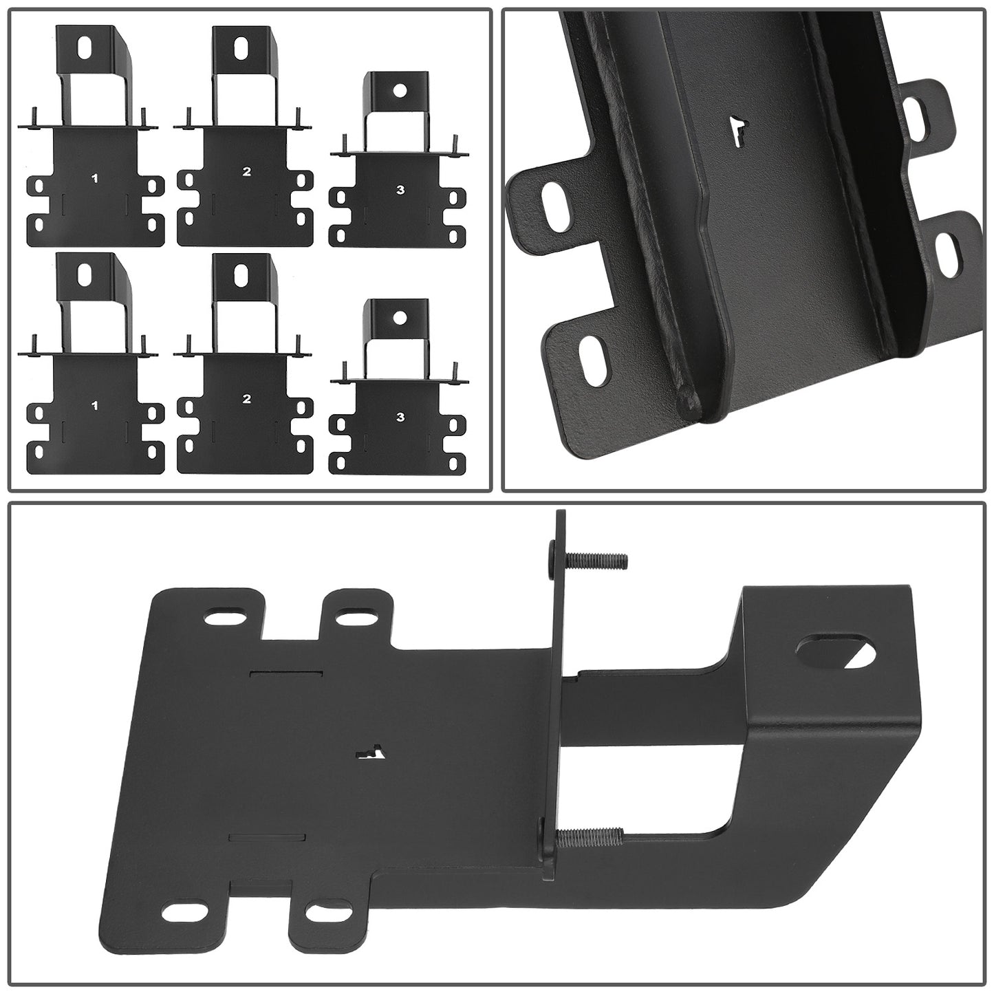 ESTRIBOS 6" - OE TUBULAR SIDE STEPS - 18-22 JEEP WRANGLER JL 4DR - BLACK
