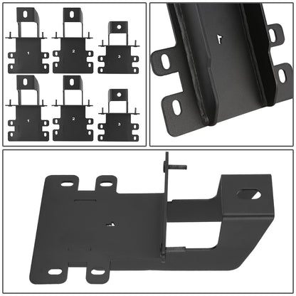 ESTRIBOS 6" - OE TUBULAR SIDE STEPS - 18-22 JEEP WRANGLER JL 4DR - BLACK