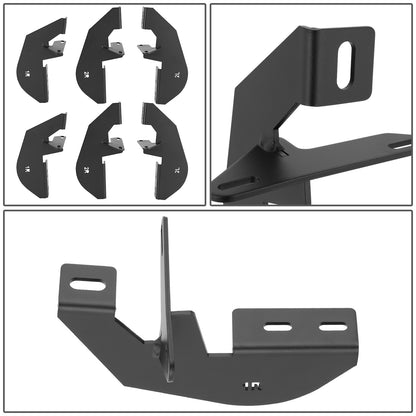 ESTRIBOS 6" - OE TUBULAR SIDE STEPS - 07-17 JEEP WRANGLER JK 4DR / 2018 JEEP WRANGLER JK 4DR (FITS WRANGLER JK MODEL ONLY. DOES NOT FIT 2018 WRANGLER JL) - BLACK