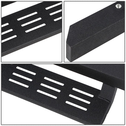 ESTRIBOS 4.75" - CHEVY SILVERADO 1500 CREW CAB 07-18/CHEVY SILVERADO 2500HD 3500HD CREW CAB 07-19/GMC SIERRA 1500 CREW CAB 07-18/GMC SIERRA 2500HD 3500HD CREW CAB 07-19/DOES NOT FIT DIESEL MODELS EQUIPPED WITH DEF TANK - BLACK