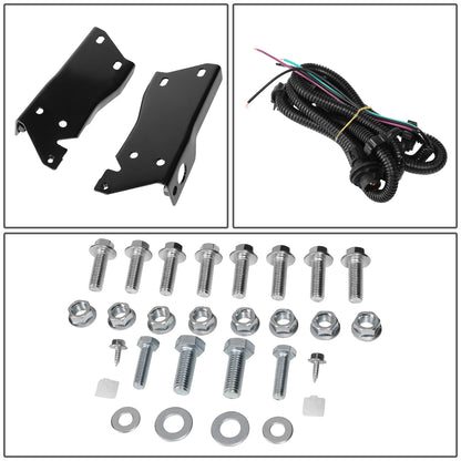 DEFENSA TRASERA 01-07 CHEVY SILVERADO GMC SIERRA 2500HD 3500 CLASSIC - W/O PARKING SENSOR HOLES - W/ LICENSE PLATE LIGHTS - FITS MODELS W/O REAR PARKING SENSORS - CHROME/STEEL