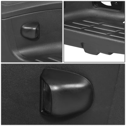 DEFENSA TRASERA 07-13 CHEVY SILVERADO 1500 GMC SIERRA 1500 - W/O PARKING SENSOR HOLES - W/ LICENSE PLATE LIGHTS - CHROME/STEEL