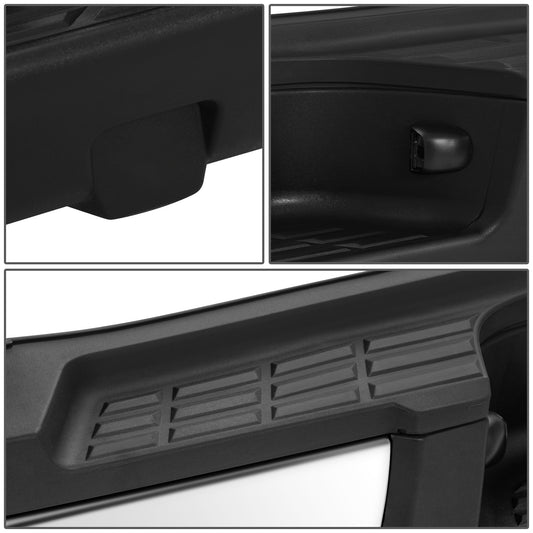 DEFENSA TRASERA 11-14 CHEVROLET SILVERADO 2500 HD / 11-14 CHEVROLET SILVERADO 3500 HD / 11-14 GMC SIERRA 2500 HD / 11-14 GMC SIERRA 3500 HD - WITHOUT REAR PARKING SENSOR HOLES - FITS MODELS WITH SINGLE REAR WHEELS - CHROME