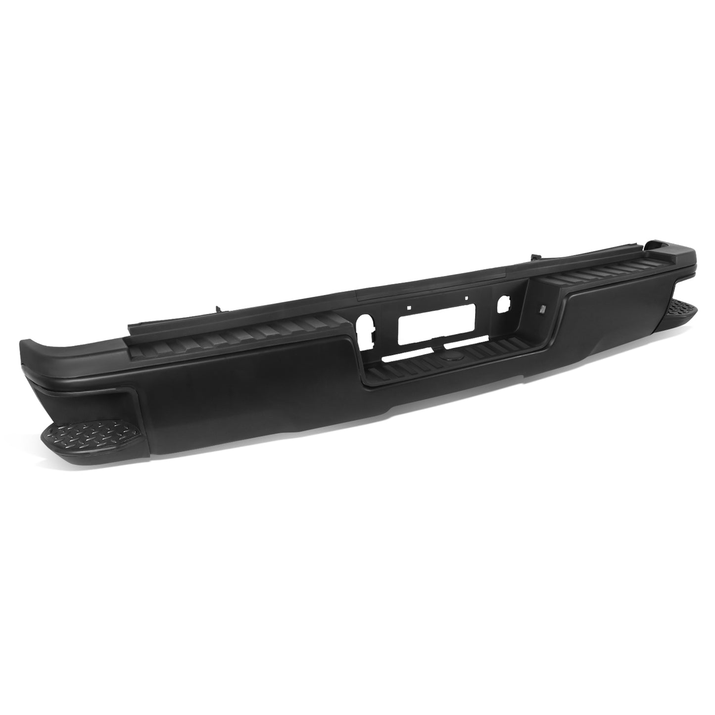 DEFENSA TRASERA 15-19 SILVERADO SIERRA 2500 3500?BLACK WITHOUT SENSOR HOLE?WITHOUT HITCH DRAW BAR?