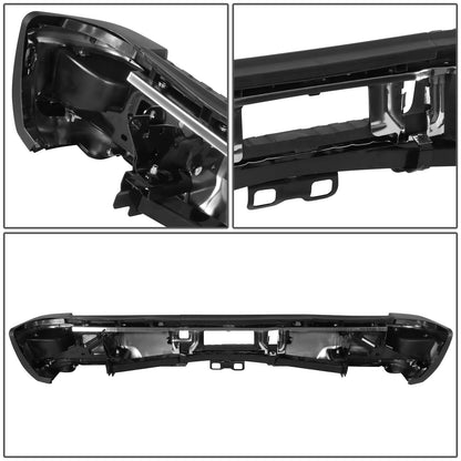 DEFENSA TRASERA 15-19 SILVERADO SIERRA 2500 3500?CHROME WITH SENSOR HOLE?WITH HITCH DRAW BAR?