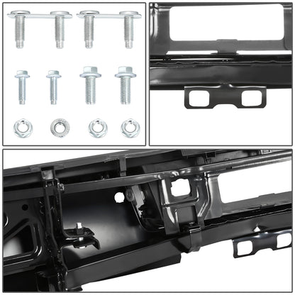 DEFENSA TRASERA 15-19 SILVERADO SIERRA 2500 3500?BLACK WITH SENSOR HOLE?WITH HITCH DRAW BAR?