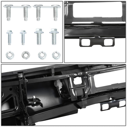 DEFENSA TRASERA 15-19 SILVERADO SIERRA 2500 3500?BLACK WITHOUT SENSOR HOLE?WITH HITCH DRAW BAR?