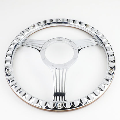 VOLANTE STEERING WHEEL - BANJO STYLE STEERING WHEEL - WOODEN