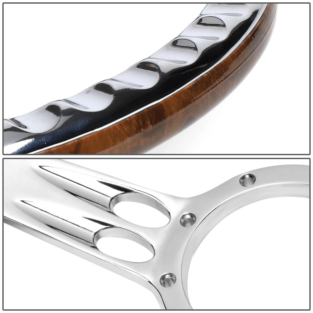 VOLANTE STEERING WHEEL - BANJO STYLE STEERING WHEEL - WOODEN T2 STYLE