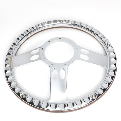 VOLANTE STEERING WHEEL - BANJO STYLE STEERING WHEEL - WOODEN T2 STYLE