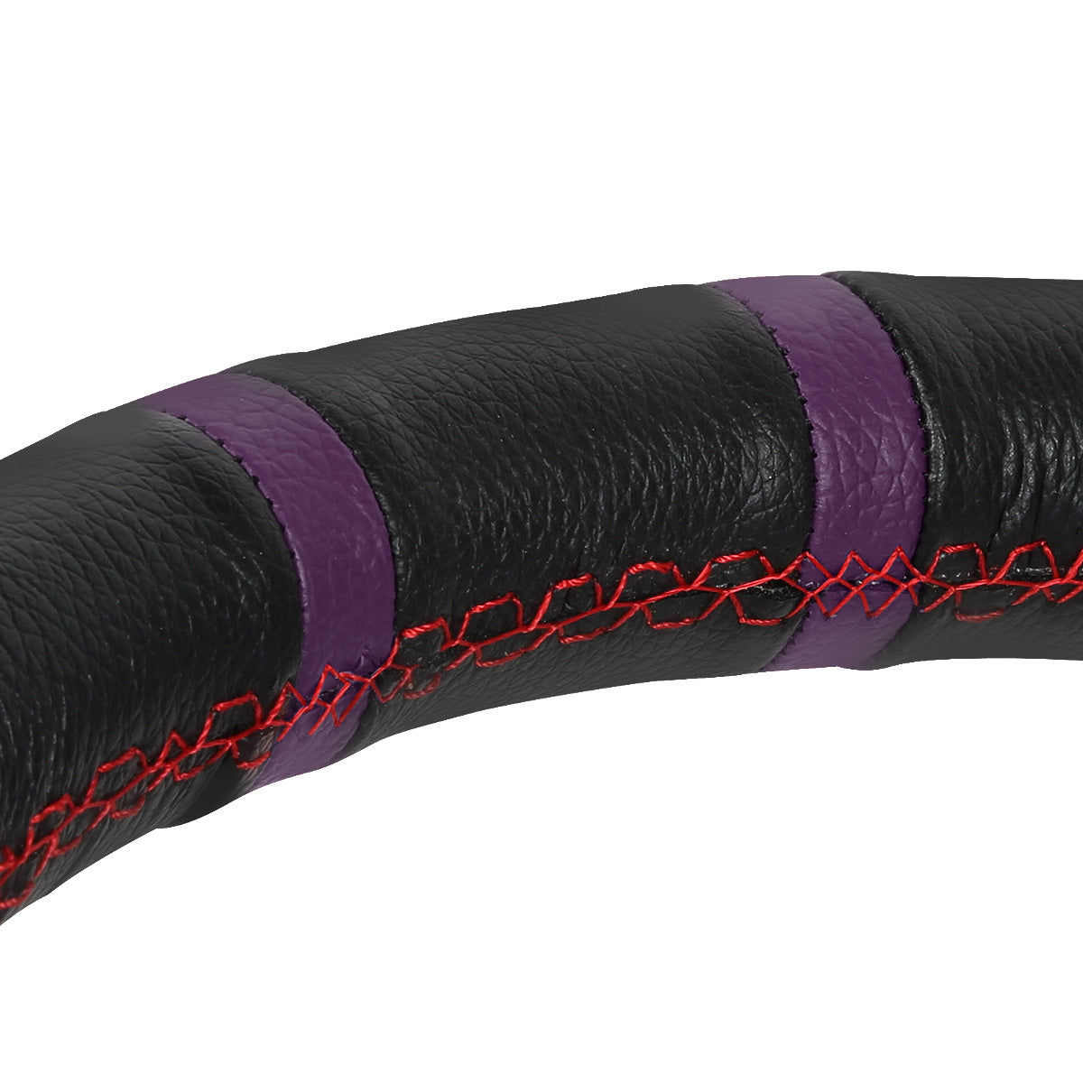 VOLANTE STEERING WHEEL - 350MM - PURPLE STRIPE - PVC LEATHER - 6-BOLT