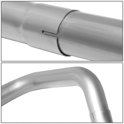 CATBACK 02-05 DODGE RAM 1500 3.7L 4.7L 5.9L V8 CREW CAB WITH SHORT BED & STANDARD CAB WITH LONG BED / 02-05 DODGE RAM 2500 UNDER 8500LBS GVW 3.7L 4.7L 5.9L V8 CREW CAB WITH SHORT BED & STANDARD CAB WITH LONG BED - REQUIRES USE OF 2.5" INLET MUFFLER WITH