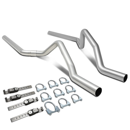 CATBACK 99-06 CHEVY SILVERADO, GMC SIERRA / 2007 CHEVY SILVERADO CLASSIC, GMC SIERRA CLASSIC - FITS VEHICLES WITH 4.3L, 4.8L, 5.3L ENGINES - FOR USE WITH DUAL OUTLET MUFFLER ONLY - FITS VEHICLES WITH 119", 133", 143.5" WHEELBASE