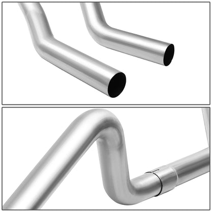 CATBACK 99-06 CHEVY SILVERADO, GMC SIERRA / 2007 CHEVY SILVERADO CLASSIC, GMC SIERRA CLASSIC - FITS VEHICLES WITH 4.3L, 4.8L, 5.3L ENGINES - FOR USE WITH DUAL OUTLET MUFFLER ONLY - FITS VEHICLES WITH 119", 133", 143.5" WHEELBASE