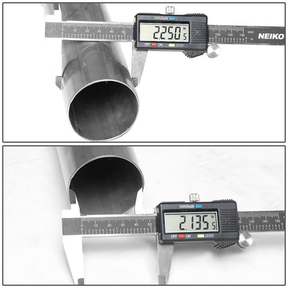 CATBACK 99-06 CHEVY SILVERADO, GMC SIERRA / 2007 CHEVY SILVERADO CLASSIC, GMC SIERRA CLASSIC - FITS VEHICLES WITH 4.3L, 4.8L, 5.3L ENGINES - FOR USE WITH DUAL OUTLET MUFFLER ONLY - FITS VEHICLES WITH 119", 133", 143.5" WHEELBASE