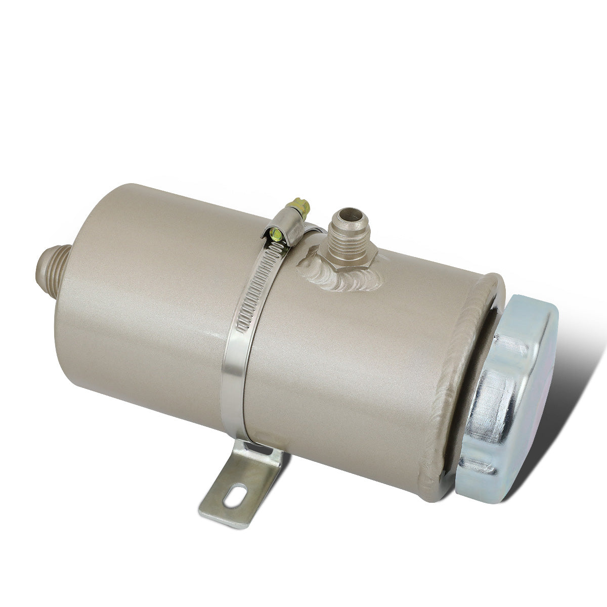 DEPOSITO DE ALUMINIO ALUMINUM - UNIVERSAL POWER STEERING RESERVOIR - MODIFICATIONS REQUIRED FOR INSTALLATION