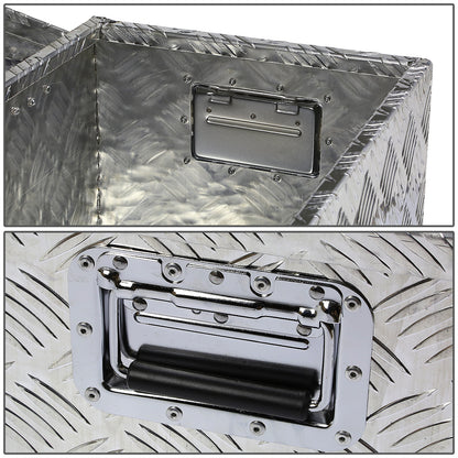 CAJA DE HERRAMIENTAS UNIVERSAL - TRUCK / TRAILER - W/ LOCK & KEY - ALUMINUM - 30" X 13" X 10" - SILVER