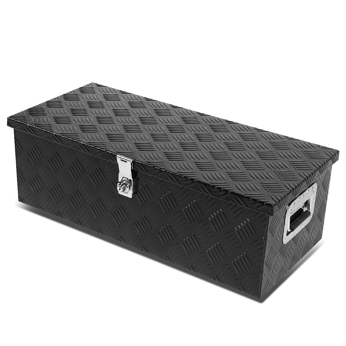 CAJA DE HERRAMIENTAS UNIVERSAL - TRUCK / TRAILER - W/ LOCK & KEY - ALUMINUM - 30" X 13" X 10" - BLACK
