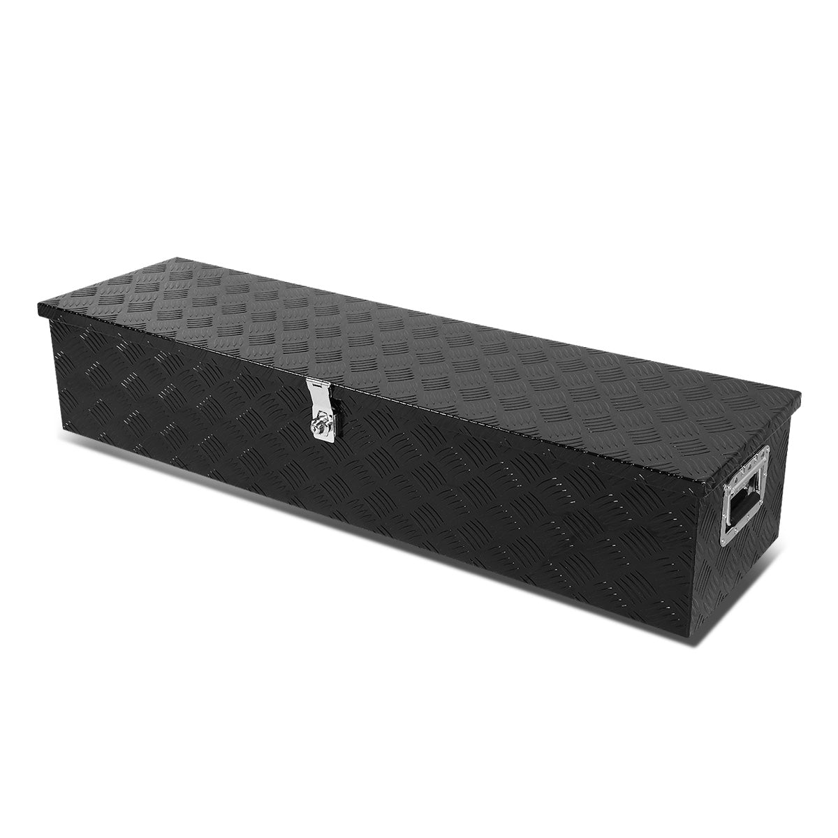 CAJA DE HERRAMIENTAS UNIVERSAL - TRUCK / TRAILER - W/ LOCK & KEY - ALUMINUM - 39" X 13" X 10" - BLACK