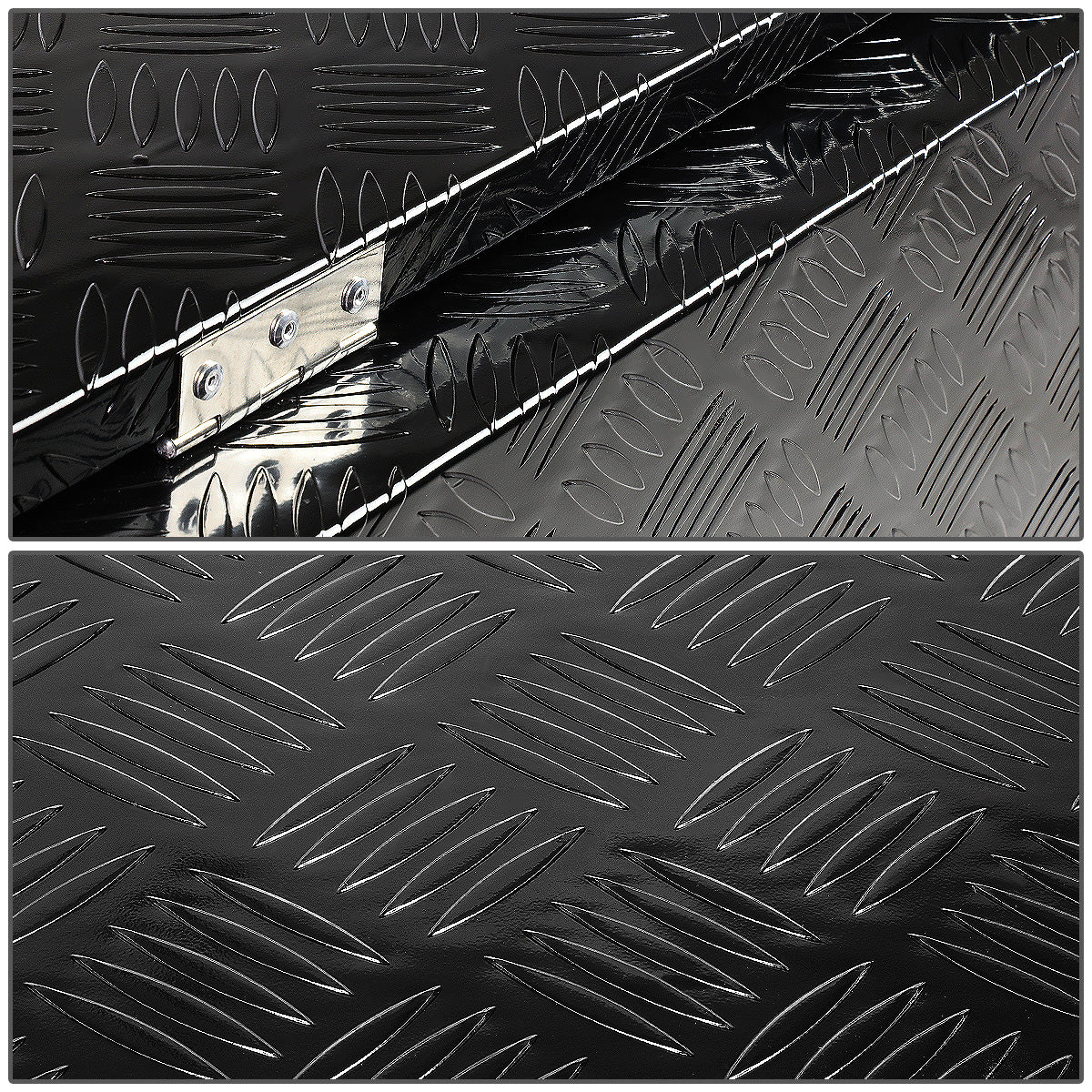 CAJA DE HERRAMIENTAS UNIVERSAL - TRUCK / TRAILER - W/ LOCK & KEY - ALUMINUM - 30" X 18" X 17" - BLACK