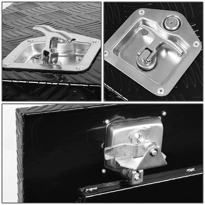 CAJA DE HERRAMIENTAS UNIVERSAL - TRUCK / TRAILER - W/ LOCK & KEY - ALUMINUM - 30" X 18" X 17" - BLACK