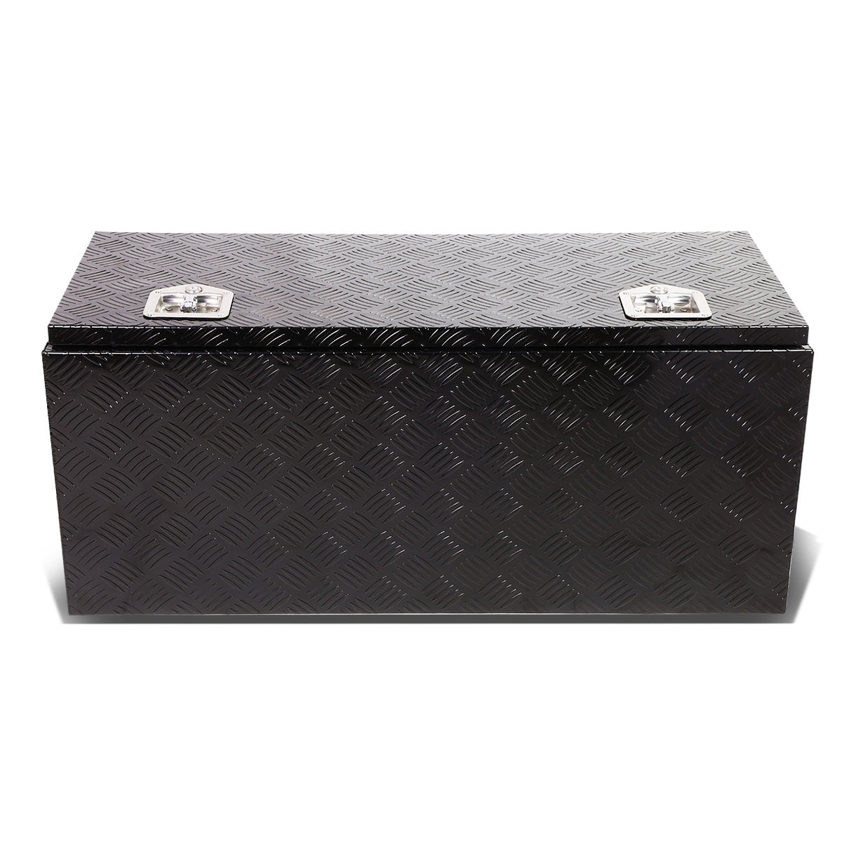 CAJA DE HERRAMIENTAS UNIVERSAL - TRUCK / TRAILER - W/ LOCK & KEY - ALUMINUM - 36" X 18" X 17" - BLACK