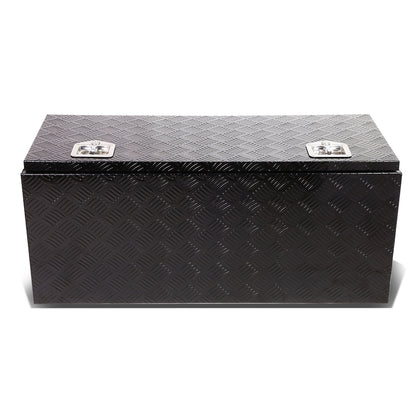 CAJA DE HERRAMIENTAS UNIVERSAL - TRUCK / TRAILER - W/ LOCK & KEY - ALUMINUM - 36" X 18" X 17" - BLACK