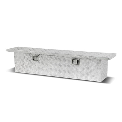 CAJA DE HERRAMIENTAS TRUCK CROSSOVER - W/ LOCK & KEY - ALUMINUM - 60" X 12" X 14" - SILVER