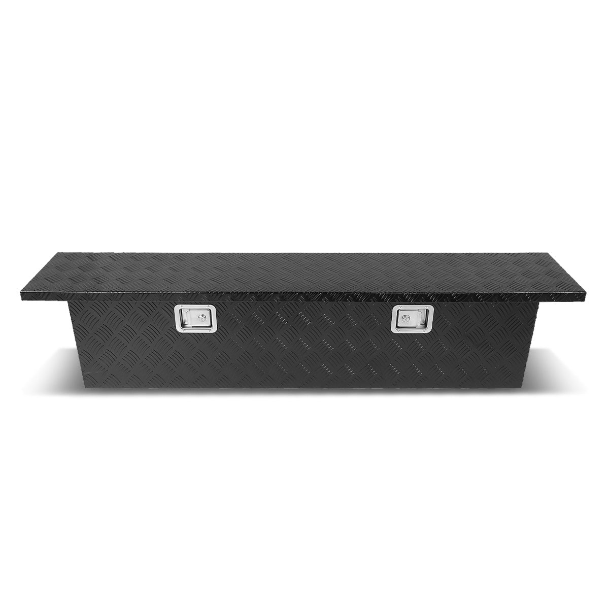 CAJA DE HERRAMIENTAS TRUCK CROSSOVER - W/ LOCK & KEY - ALUMINUM - 60" X 12" X 14" - BLACK