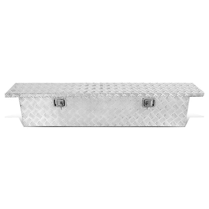 CAJA DE HERRAMIENTAS TRUCK CROSSOVER - W/ LOCK & KEY - ALUMINUM - 69" X 12" X 14" - SILVER