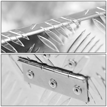 CAJA DE HERRAMIENTAS TRUCK CROSSOVER - W/ LOCK & KEY - ALUMINUM - 69" X 12" X 14" - SILVER