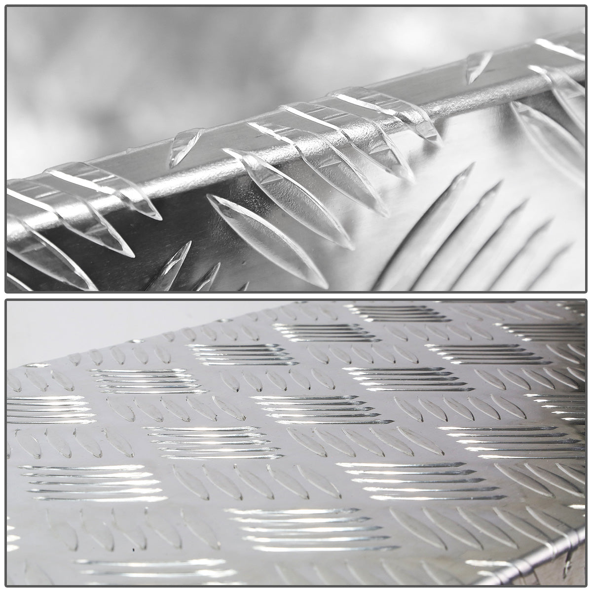 CAJA DE HERRAMIENTAS TRUCK CROSSOVER - W/ LOCK & KEY - ALUMINUM - 63" X 12" X 16" - SILVER