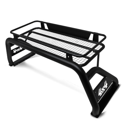 PORTAEQUIPAJE ROLL BAR ROLL BAR + CARGO CARRIER BASKET - 07-18 TOYOTA TUNDRA / 09-18 FORD F-150, F-250, F-350, F-450 SUPER DUTY / 07-18 CHEVY SILVERADO 1500, SILVERADO 2500HD, SILVERADO 3500HD, GMC SIERRA 1500, SIERRA 2500HD, SIERRA 3500HD / 10-18 DODGE