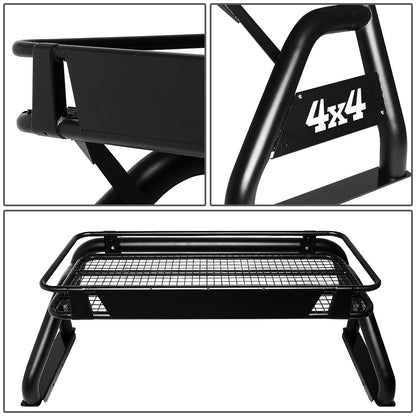 PORTAEQUIPAJE ROLL BAR ROLL BAR + CARGO CARRIER BASKET - 07-18 TOYOTA TUNDRA / 09-18 FORD F-150, F-250, F-350, F-450 SUPER DUTY / 07-18 CHEVY SILVERADO 1500, SILVERADO 2500HD, SILVERADO 3500HD, GMC SIERRA 1500, SIERRA 2500HD, SIERRA 3500HD / 10-18 DODGE