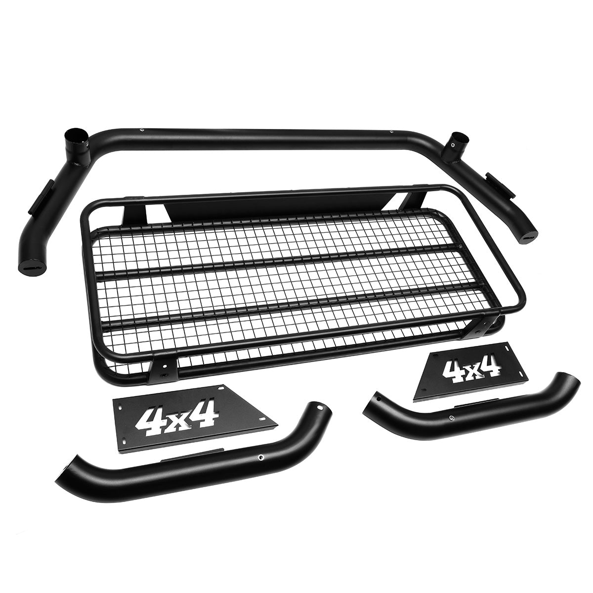 PORTAEQUIPAJE ROLL BAR ROLL BAR + CARGO CARRIER BASKET - 07-18 TOYOTA TUNDRA / 09-18 FORD F-150, F-250, F-350, F-450 SUPER DUTY / 07-18 CHEVY SILVERADO 1500, SILVERADO 2500HD, SILVERADO 3500HD, GMC SIERRA 1500, SIERRA 2500HD, SIERRA 3500HD / 10-18 DODGE