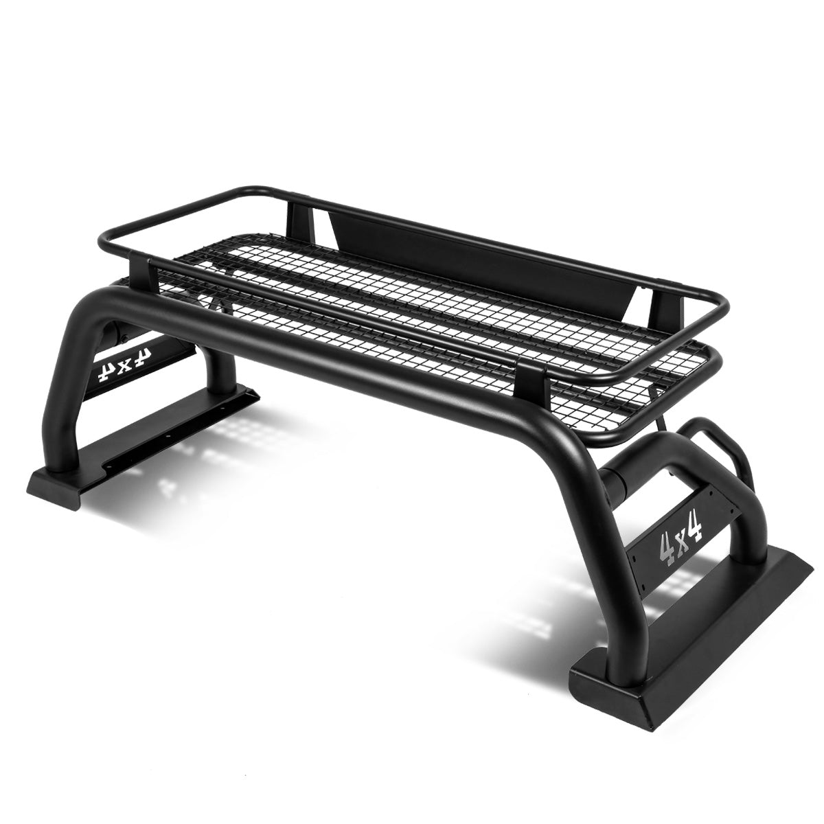 PORTAEQUIPAJE ROLL BAR ROLL BAR + CARGO CARRIER BASKET - 15-19 TOYOTA TACOMA, CHEVY COLORADO, GMC CANYON - BLACK