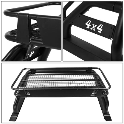 PORTAEQUIPAJE ROLL BAR ROLL BAR + CARGO CARRIER BASKET - 15-19 TOYOTA TACOMA, CHEVY COLORADO, GMC CANYON - BLACK