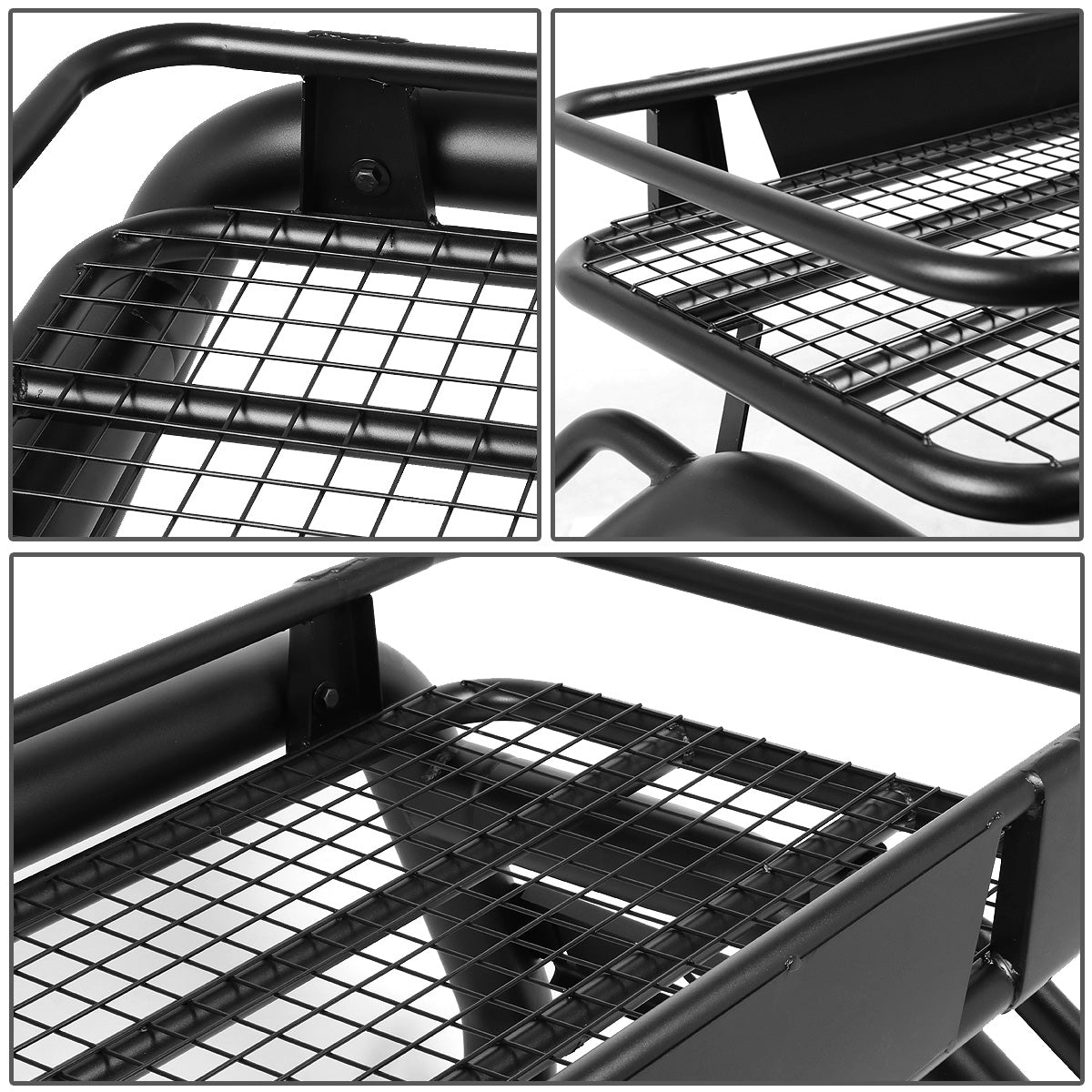 PORTAEQUIPAJE ROLL BAR ROLL BAR + CARGO CARRIER BASKET - 15-19 TOYOTA TACOMA, CHEVY COLORADO, GMC CANYON - BLACK