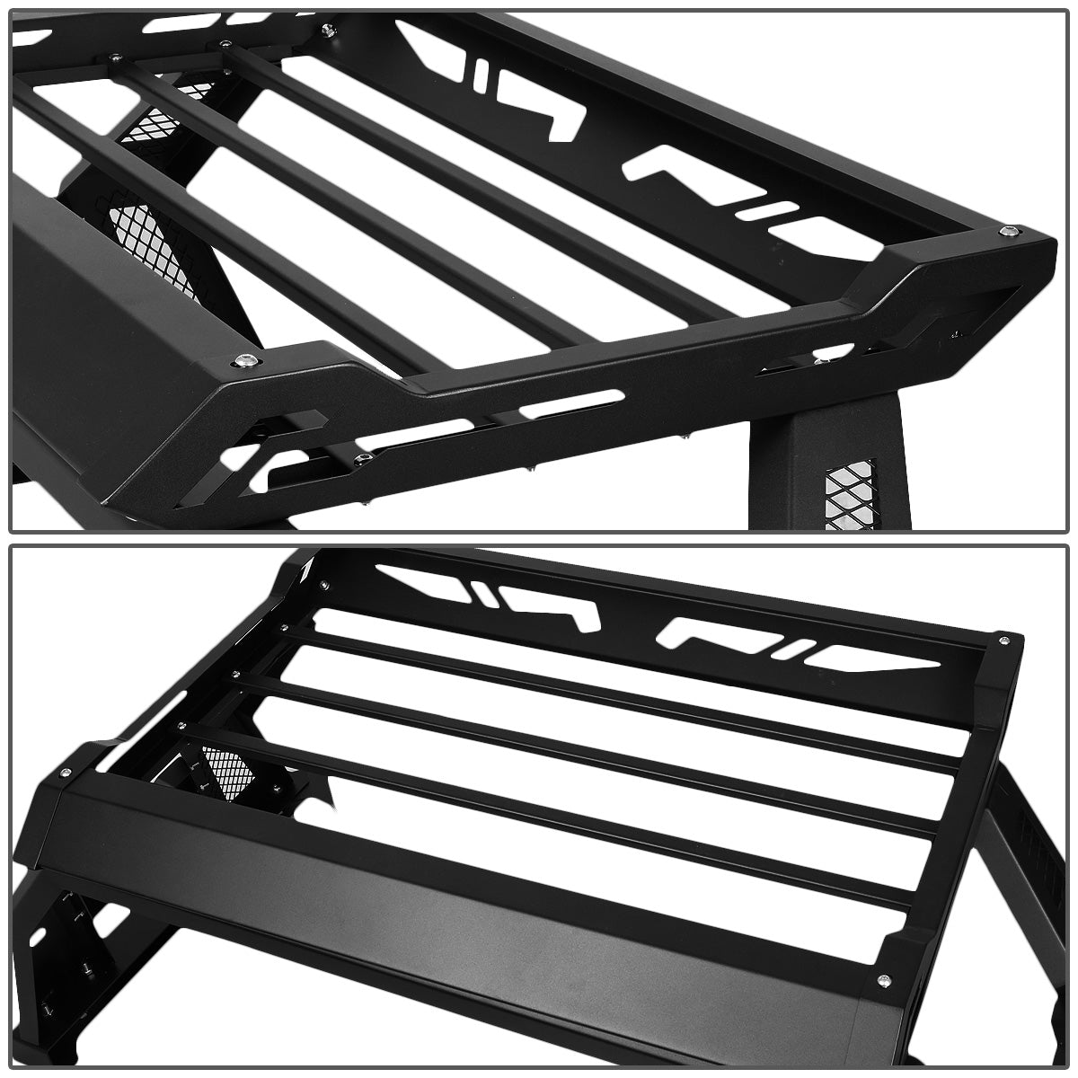 PORTAEQUIPAJE ROLL BAR ROLL BAR + CARGO BOX - 09-18 DODGE RAM 1500 / 10-18 DODGE RAM 2500, 3500 - FITS STYLESIDE, FLEETSIDE MODELS ONLY - DOES NOT FIT STEPSIDE, FLARESIDE MODELS - BLACK