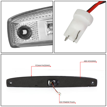 LUZ DE FRENO 03-06 DODGE RAM 2500, 3500 - FITS MODELS WITH OEM TAIL GATE LAMP - 3D - LED - CHROME