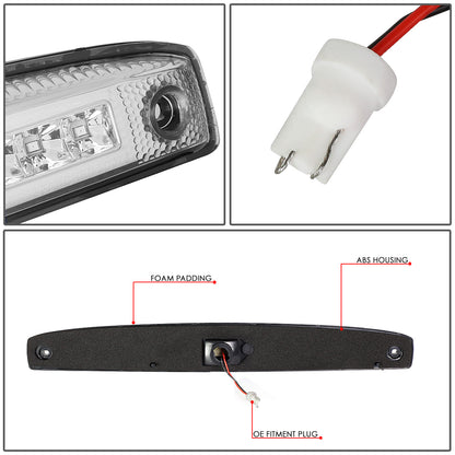 LUZ DE FRENO 03-06 DODGE RAM 2500, 3500 - FITS MODELS WITH OEM TAIL GATE LAMP - LED - CHROME