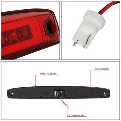 LUZ DE FRENO 03-06 DODGE RAM 2500, 3500 - FITS MODELS WITH OEM TAIL GATE LAMP - LED - RED