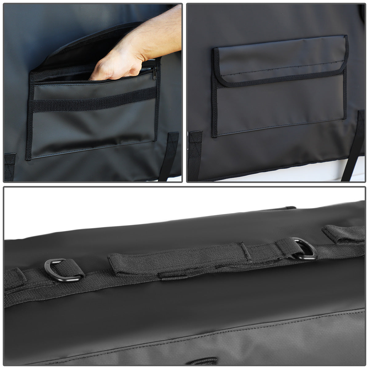 ACCESORIOS 53"W X15"H - WATERPROOF - ADJUSTABLE - FITS TRUCKS WITH TAIL GATES UP TO 53" WIDE