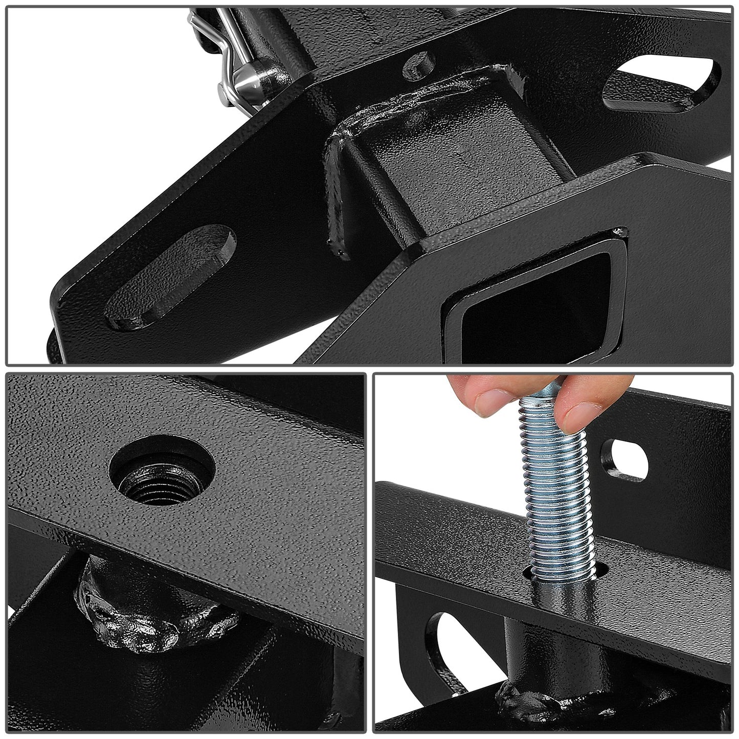 ESCALON TRASERO 03-10 DODGE RAM 1500 / 03-10 DODGE RAM 2500 / 03-10 DODGE RAM 3500 / 11-18 RAM 1500 / 19-24 RAM 1500 CLASSIC / 11-13 RAM 2500 / 11-13 RAM 3500 - WITHOUT FACTORY RECEIVER - CLASS III HITCH - 2" RECEIVER TUBE