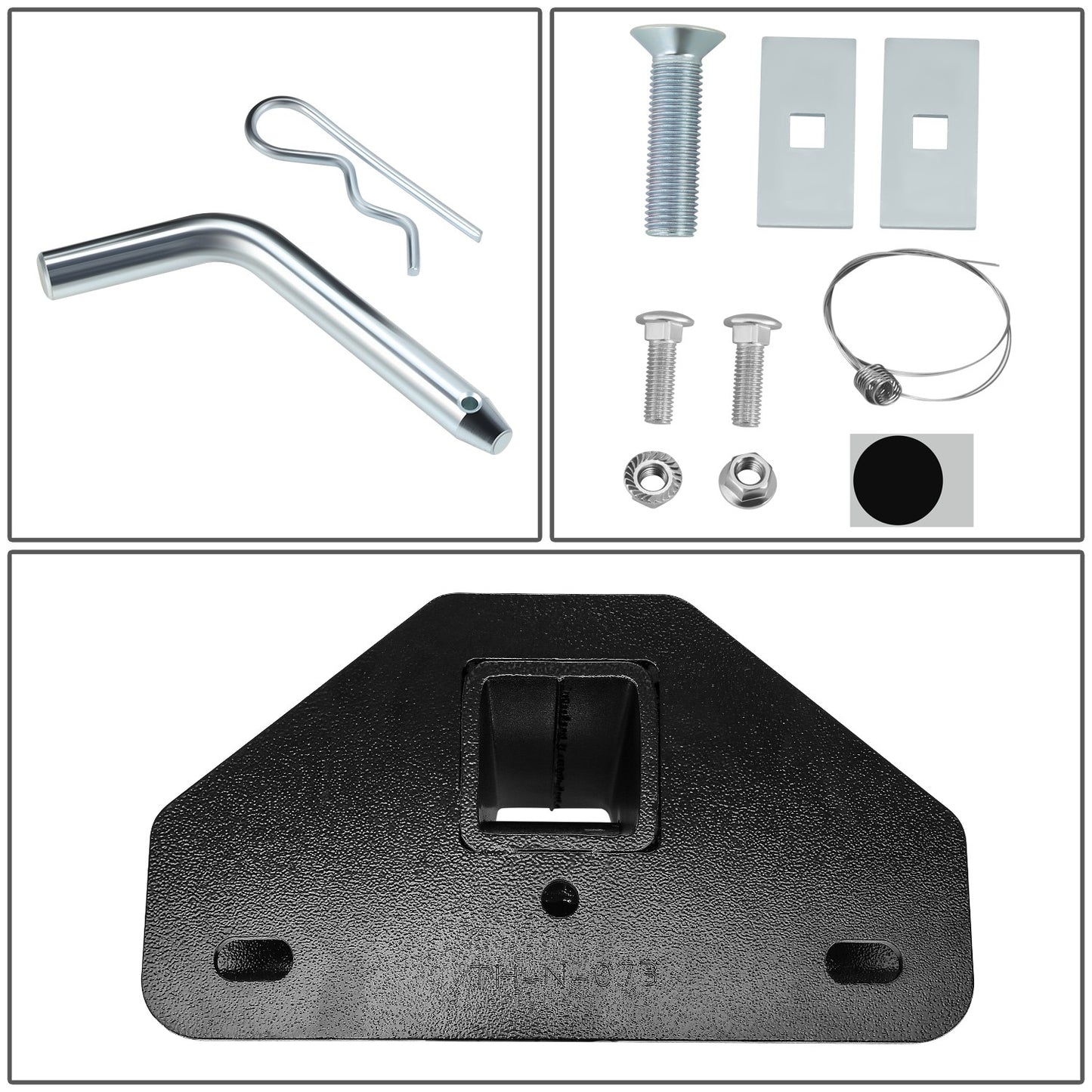 ESCALON TRASERO 03-10 DODGE RAM 1500 / 03-10 DODGE RAM 2500 / 03-10 DODGE RAM 3500 / 11-18 RAM 1500 / 19-24 RAM 1500 CLASSIC / 11-13 RAM 2500 / 11-13 RAM 3500 - WITHOUT FACTORY RECEIVER - CLASS III HITCH - 2" RECEIVER TUBE